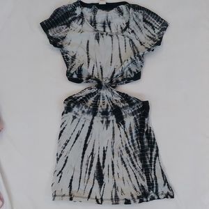 Split w/knot Tie Dye Dress